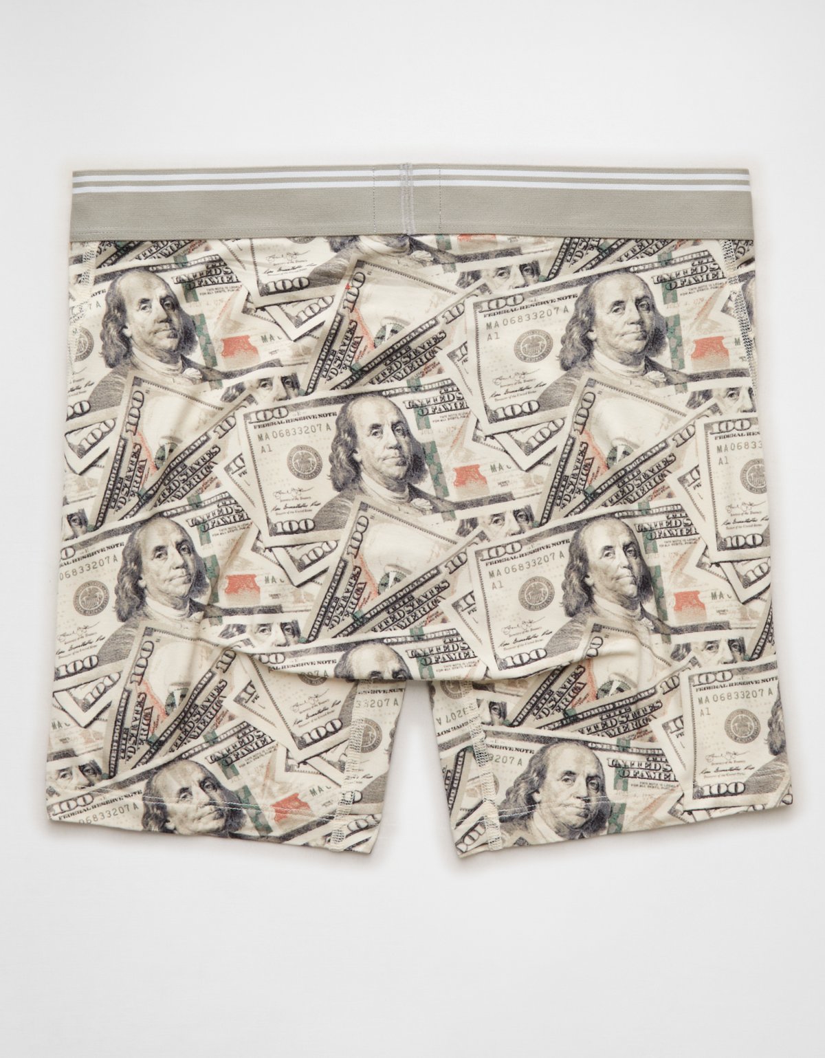 AEO Men's Dollar Bills 6" Ultra Soft Boxer Brief - image 4