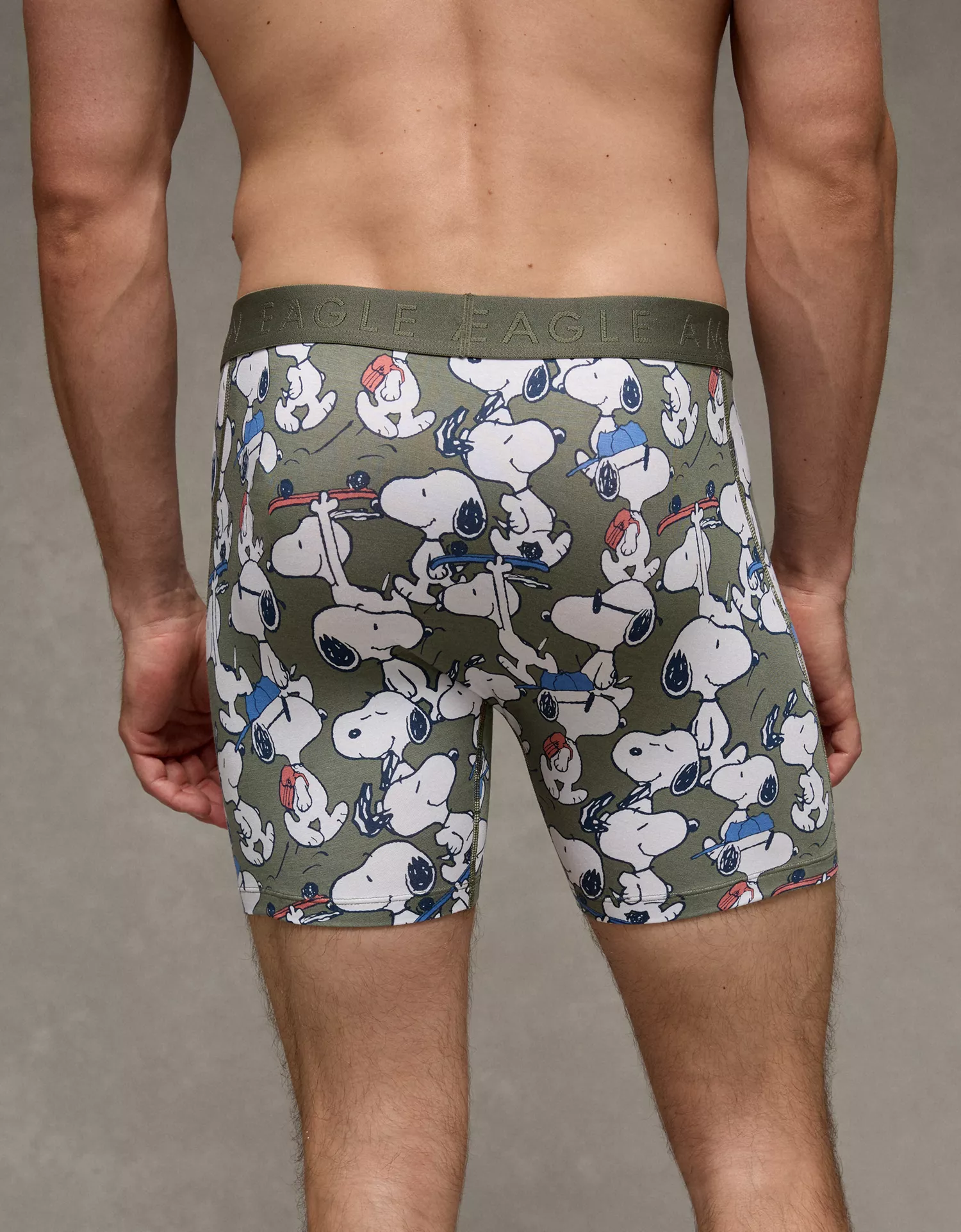AEO Men's Snoopy 6" Ultra Soft Boxer Brief - thumbnail 7