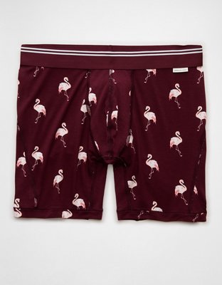 AEO Men's Flamingo 6" Ultra Soft Boxer Brief
