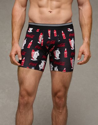 AEO Men's Coca-Cola 6" Ultra Soft Boxer Brief