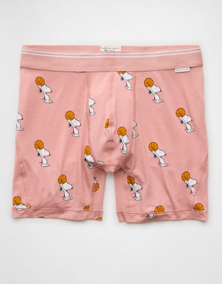 AEO Mens Snoopy Basketball 6 Ultra Soft Boxer Brief