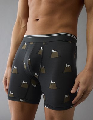 Caleçon boxeur ajusté ultradoux de 6 po tente Snoopy pour hommes AEO