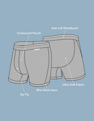 AEO Men's Snoopy Camp 6" Ultra Soft Boxer Brief