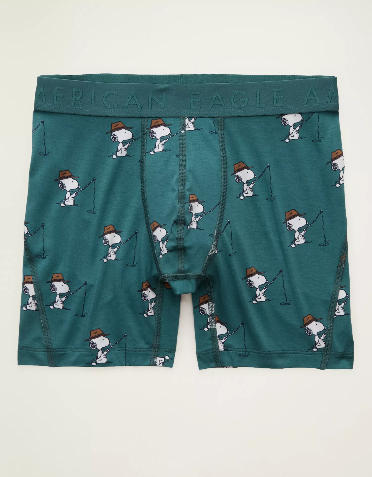 AEO Men's Snoopy 6" Ultra Soft Boxer Brief - thumbnail 3