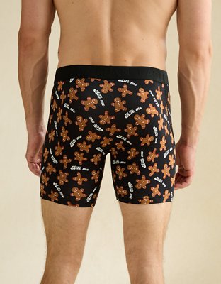 AEO Men's Gingerbread 6" Ultra Soft Boxer Brief