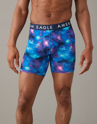 American Eagle Mens Purple Galaxy Gorilla 6 Flex Boxer Brief, M Medium  8943-7 