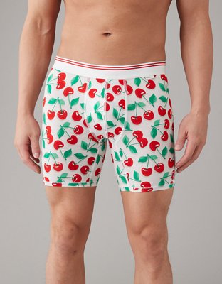 New American Eagle Men's 0189323 Cherries 6 Flex Boxer Brief