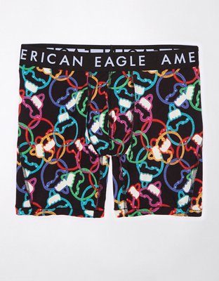 Трусы-боксеры AEO Neon для мужчин — American Eagle — фото 3