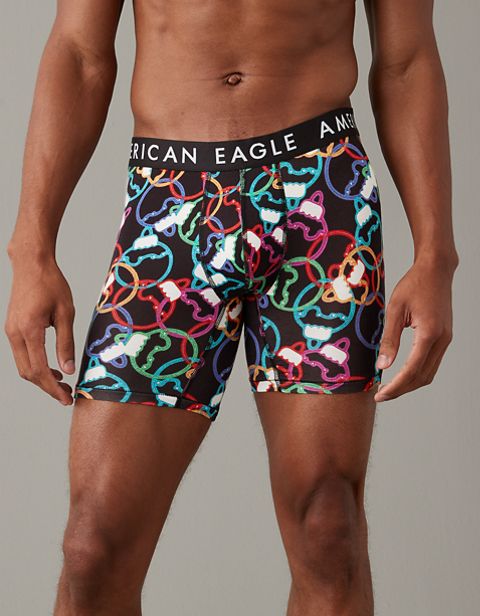 Трусы-боксеры AEO Neon для мужчин — American Eagle