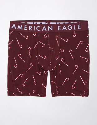 AEO Candy Canes 6" Ultra Soft Boxer Brief