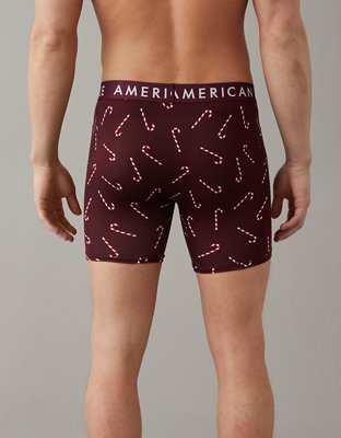 AEO Candy Canes 6" Ultra Soft Boxer Brief