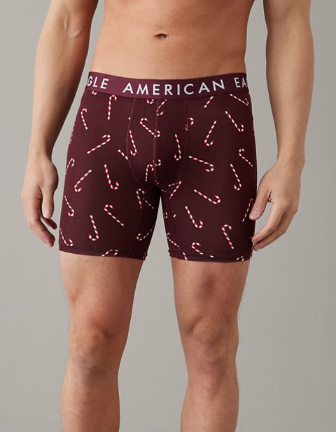 Трусы-боксеры AEO Candy Canes для мужчин — American Eagle