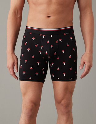 AEO Men's Mushrooms 6" Ultra Soft Boxer Brief