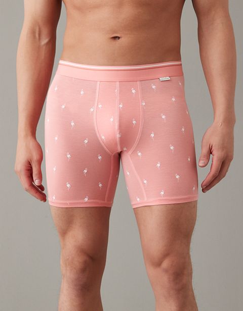 Трусы-боксеры AEO Flamingos для мужчин — American Eagle