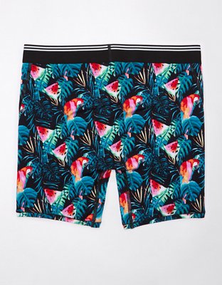 AEO Men's Watermelon Parrot 6" Ultra Soft Boxer Brief