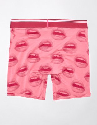 AEO Men's Lips 6" Ultra Soft Boxer Brief