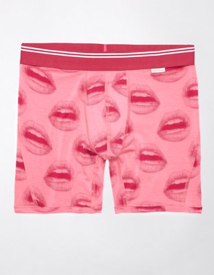 AEO Men's Lips 6" Ultra Soft Boxer Brief