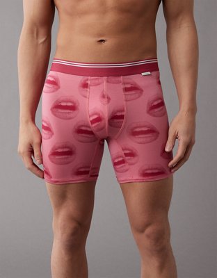 AEO Men's Lips 6" Ultra Soft Boxer Brief