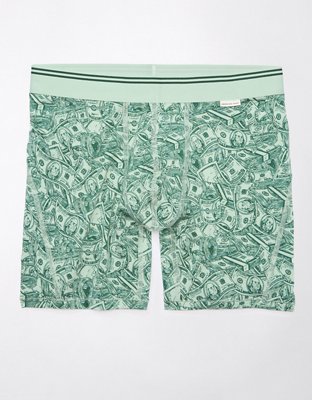 AEO Men's Dollar Bills 6" Ultra Soft Boxer Brief