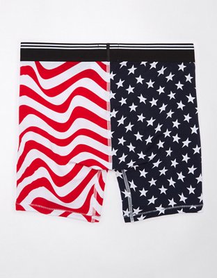 AEO USA Stars & Stripes 6" Ultra Soft Boxer Brief