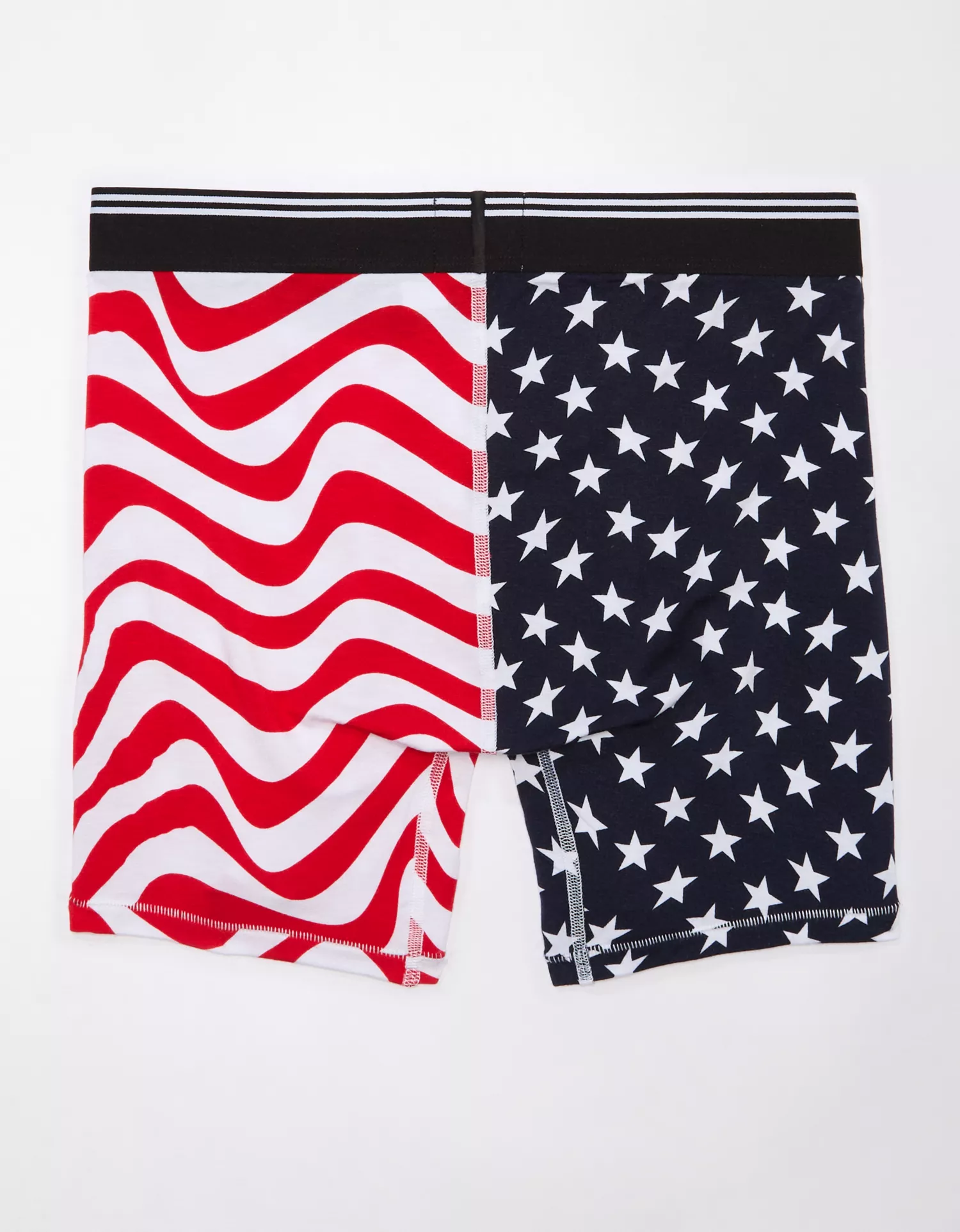 AEO Men's Stars & Stripes 6" Ultra Soft Boxer Brief - thumbnail 4