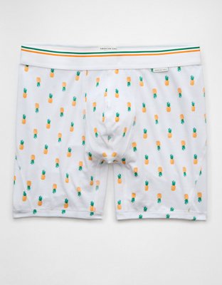 AEO Men's Pineapples 6" Ultra Soft Boxer Brief