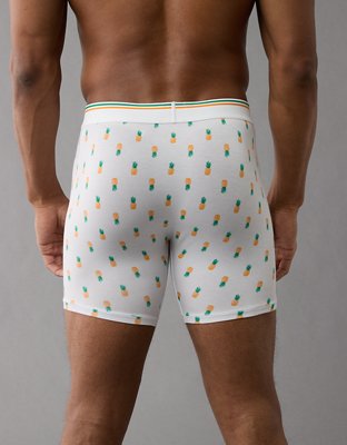 AEO Men's Pineapples 6" Ultra Soft Boxer Brief