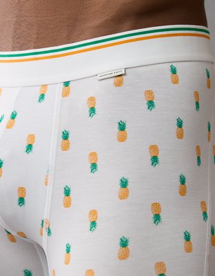 AEO Men's Pineapples 6" Ultra Soft Boxer Brief