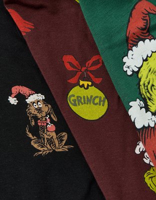 Emballage de trois caleçons boxeurs ajustés ultradoux 6 po Grincheux pour hommes AEO