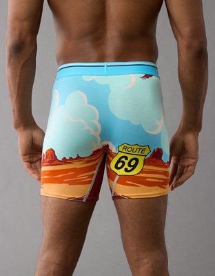 AEO Men's Wild Wild West 6" Ultra Soft Boxer Brief
