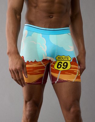 AEO Men's Wild Wild West 6" Ultra Soft Boxer Brief