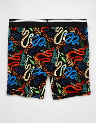 AEO Snakes Stamps 6" Ultra Soft Boxer Brief