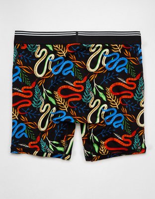 AEO Men's Snakes Stamps 6" Ultra Soft Boxer Brief