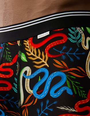 AEO Men's Snakes Stamps 6" Ultra Soft Boxer Brief
