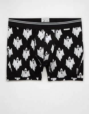 AEO Men's Ghosts Halloween 6" Ultra Soft Boxer Brief