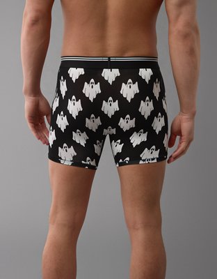 AEO Men's Ghosts Halloween 6" Ultra Soft Boxer Brief