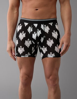 AEO Men's Ghosts Halloween 6" Ultra Soft Boxer Brief