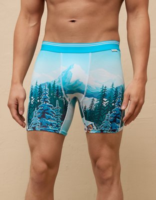 AEO Men's Winter Wonderland 6" Ultra Soft Boxer Brief