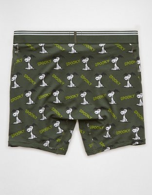 AEO Men's Snoopy Bats Halloween 6" Ultra Soft Boxer Brief