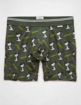 AEO Men's Snoopy Bats Halloween 6" Ultra Soft Boxer Brief