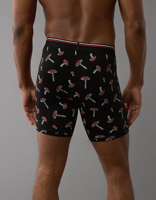 AEO Men's Mushrooms 6" Ultra Soft Boxer Brief