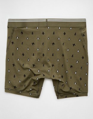 AEO Men's Tiny Penguins 6" Ultra Soft Boxer Brief