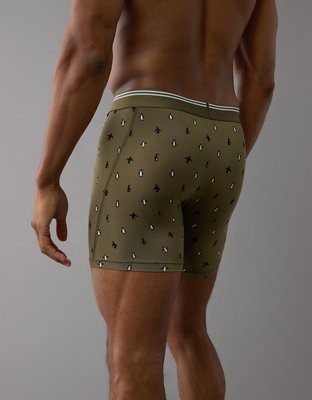 AEO Men's Tiny Penguins 6" Ultra Soft Boxer Brief