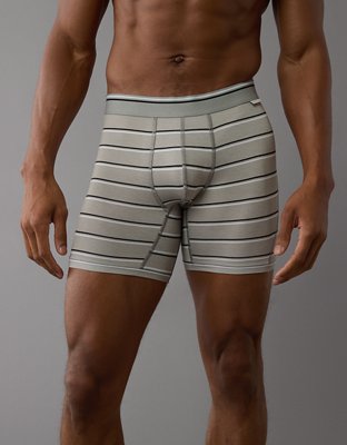 AEO Men's Striped 6" Ultra Soft Boxer Brief