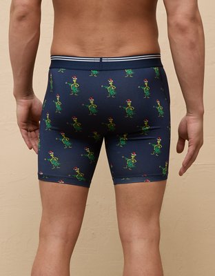 AEO Men's Grinch 6" Ultra Soft Boxer Brief