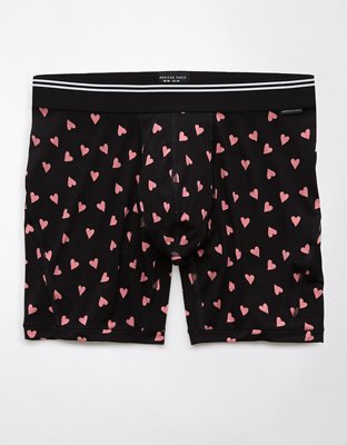 AEO Men's Valentine's Day Hearts 6" Ultra Soft Boxer Brief