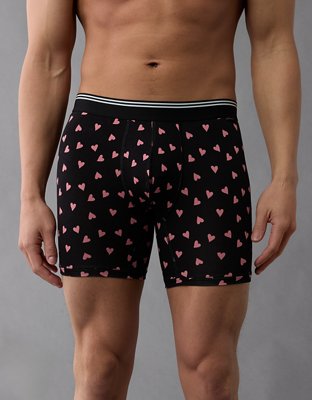 AEO Men's Valentine's Day Hearts 6" Ultra Soft Boxer Brief