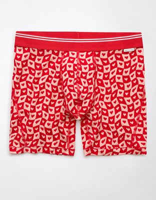 AEO Men's Valentine's Day Hearts 6" Ultra Soft Boxer Brief