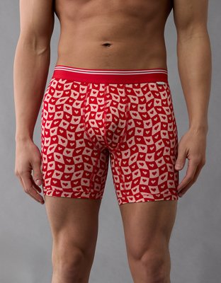 AEO Men's Valentine's Day Hearts 6" Ultra Soft Boxer Brief