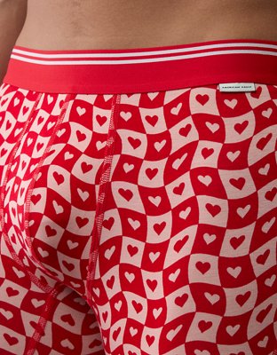 AEO Men's Valentine's Day Hearts 6" Ultra Soft Boxer Brief